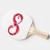 Infinity with Red Wine Tischtennis Schläger (Seitenansicht)