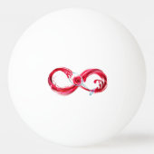 Infinity with Red Wine Tischtennisball (Vorderseite)