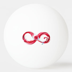 Infinity with Red Wine Tischtennisball
