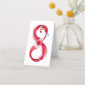 Infinity with Red Wine Treuekarte (Rückseite)