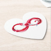 Infinity with Red Wine Untersetzer (angewinkelt)