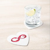 Infinity with Red Wine Untersetzer (Vor Ort)