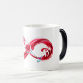 Infinity with Red Wine Verwandlungstasse (VorderseiteRechts)