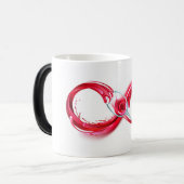 Infinity with Red Wine Verwandlungstasse (Vorderseite Links)
