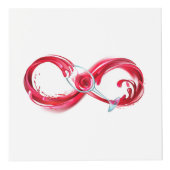 Infinity with Red Wine Würfel (Vorderseite)