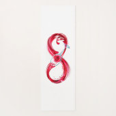 Infinity with Red Wine Yogamatte (Rückseite)