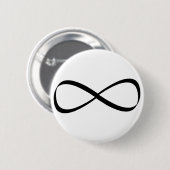 Infinity-Zeichen Button (Vorne & Hinten)