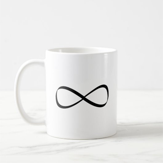 Infinity-Zeichen Kaffeetasse (Links)