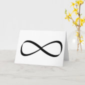 Infinity-Zeichen Karte (Gelbe Blume)