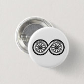 Infinity Zwei Räder Freiheit Button (Vorne & Hinten)