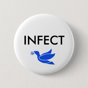 INFIZIERE FRIEDEN BUTTON