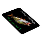 Infiziert mit Muskie Fieber Magnet (Rechte Seite)