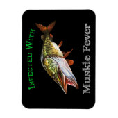 Infiziert mit Muskie Fieber Magnet (Vertikal)