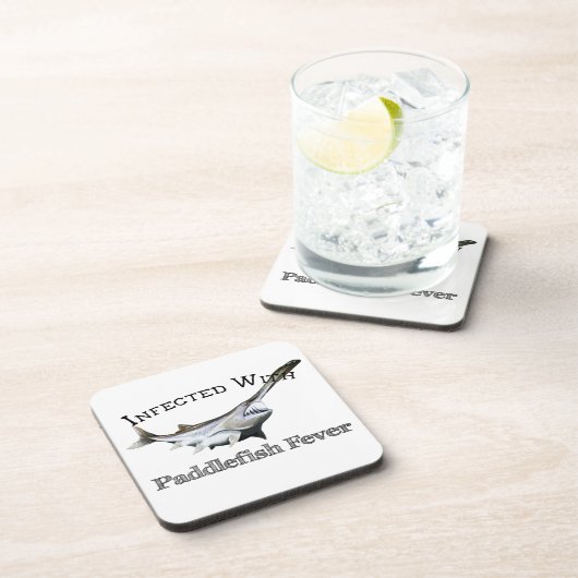 Infiziert mit Paddlefieber Getränkeuntersetzer (Rechte Seite)