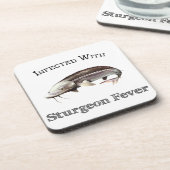 Infiziert mit Sturgeon Fieber Getränkeuntersetzer (Linke Seite)