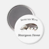 Infiziert mit Sturgeon Fieber Magnet (Vorderseite/Rückseite)