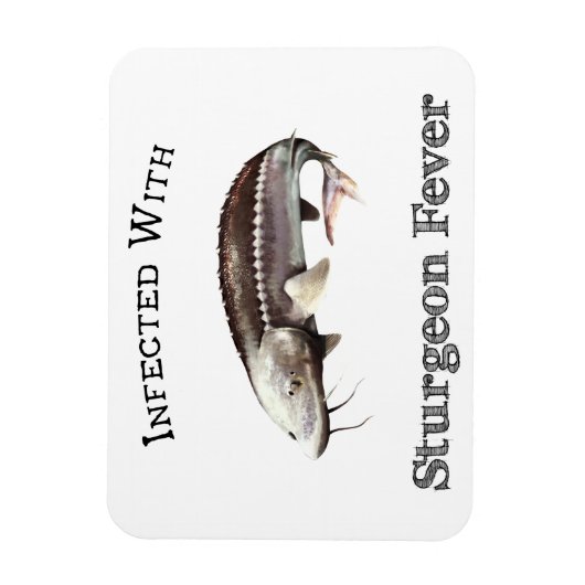 Infiziert mit Sturgeon Fieber Magnet (Vertikal)