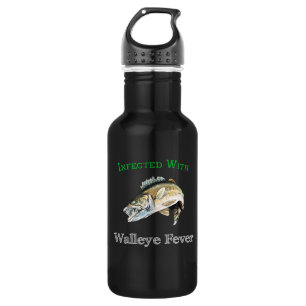Infiziert mit Walleye Fieber Edelstahlflasche