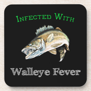Infiziert mit Walleye Fieber Getränkeuntersetzer