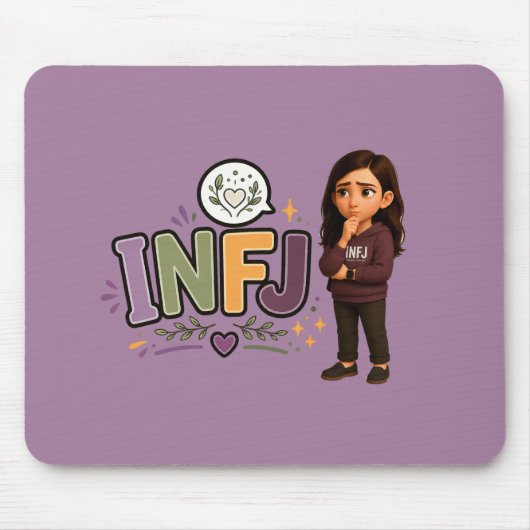 INFJ — A Guardiã das Ideias Mousepad (Vorne)