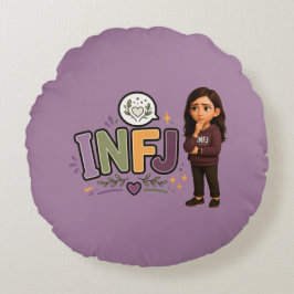 INFJ — A Guardiã das Ideias Rundes Kissen
