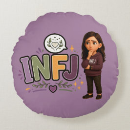 INFJ — A Guardiã das Ideias Rundes Kissen