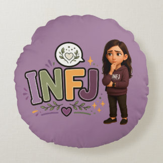 INFJ — A Guardiã das Ideias Rundes Kissen
