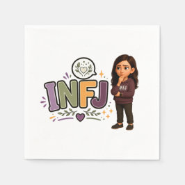 INFJ — A Guardiã das Ideias Serviette