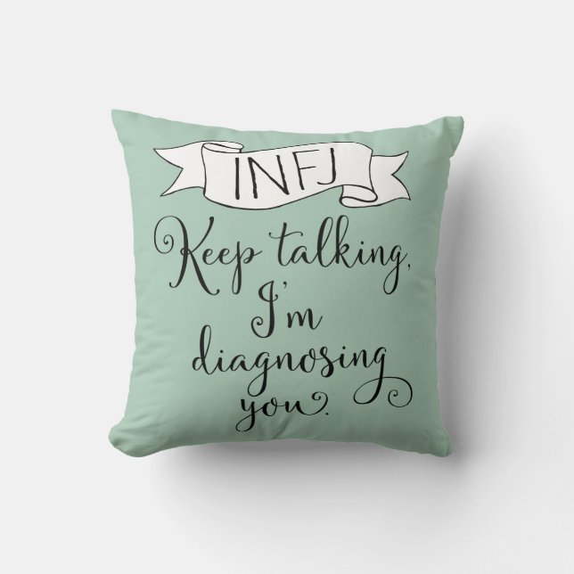 INFJ der Ratgeber Kissen (Vorderseite)