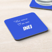 INFJ Hard plastic Untersetzer (Linke Seite)