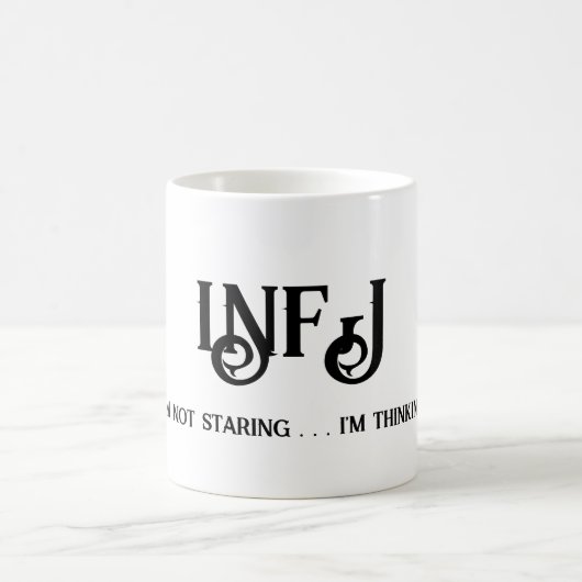 INFJ Ich stecke nicht, ich denke Kaffeetasse (Mittel)