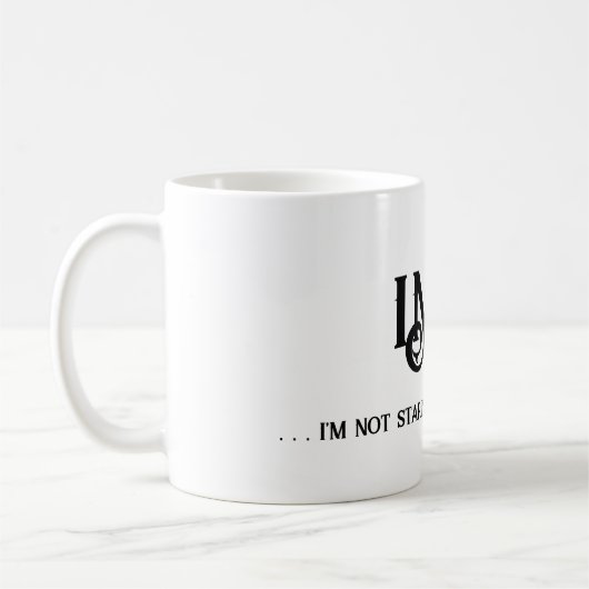 INFJ Ich stecke nicht, ich denke Kaffeetasse (Links)