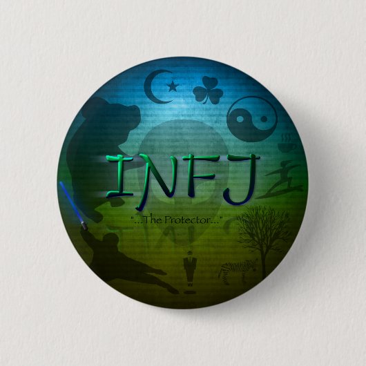 INFJ Knopf Button (Vorderseite)