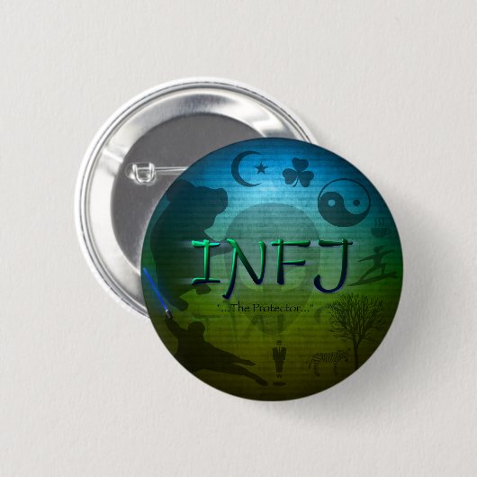 INFJ Knopf Button (Vorne & Hinten)