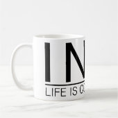 INFJ Leben ist schwierig Kaffeetasse (Links)