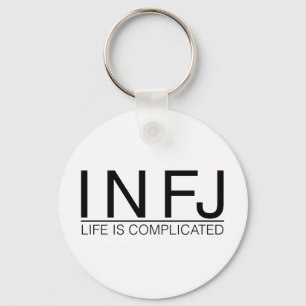 INFJ Life is complicated Schlüsselanhänger