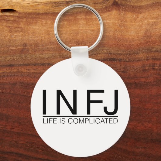 INFJ Life ist kompliziert Schlüsselanhänger (Vorderseite)