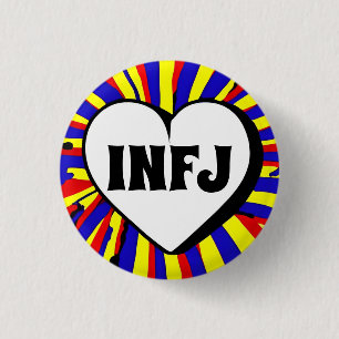 INFJ MBTI 3 cm Abzeichen Button