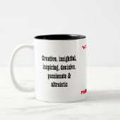 INFJ Persönlichkeits-Tasse Zweifarbige Tasse (Links)