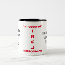 INFJ Persönlichkeits-Tasse Zweifarbige Tasse