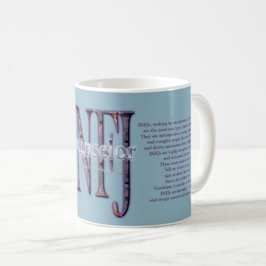 INFJ theCounselor Kaffeetasse (VorderseiteRechts)