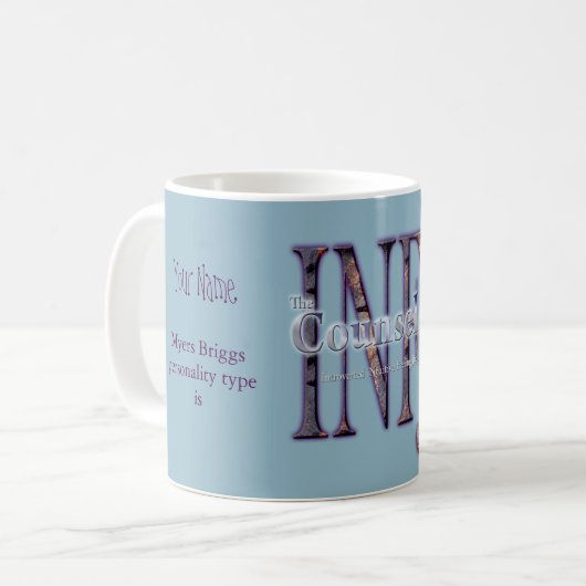 INFJ theCounselor Kaffeetasse (Vorderseite Links)