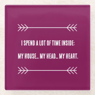 INFJ Vibes Glasuntersetzer