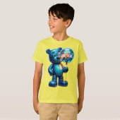  Inflatable Bear with a Balloon, Happy Birthday, b T-Shirt (Vorne ganz)
