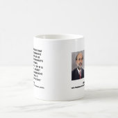 Inflation Bens Bernanke frisst wirkliche Wert Govt Kaffeetasse (Mittel)