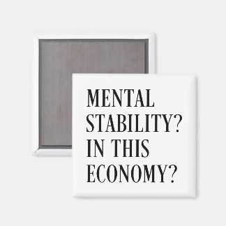 Inflation in dieser Wirtschaft lustige Lebensmitte Magnet