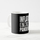 Inflation ist die wahre Pandemie Kaffeetasse (Vorderseite Links)