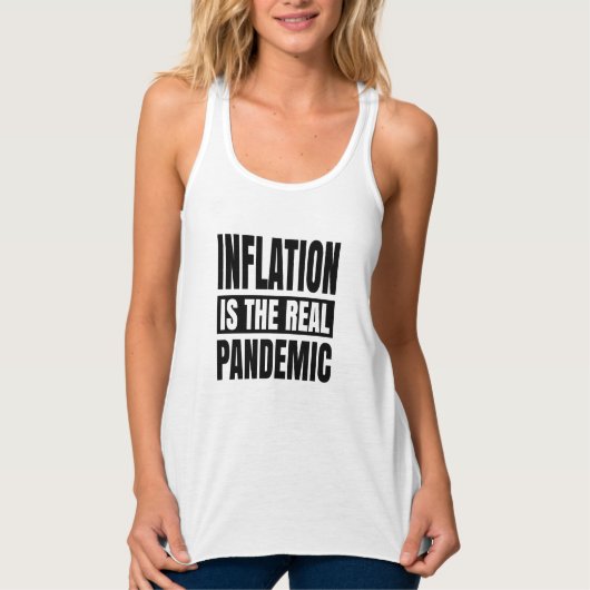 Inflation ist die wahre Pandemie Tank Top (Vorderseite)