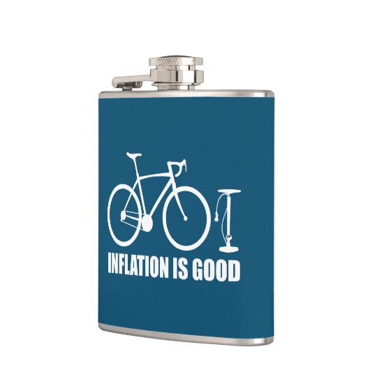 Inflation ist ein gutes Fahrrad Flachmann (Links)