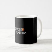 Inflation ist nicht vorübergehend kaffeetasse (VorderseiteRechts)